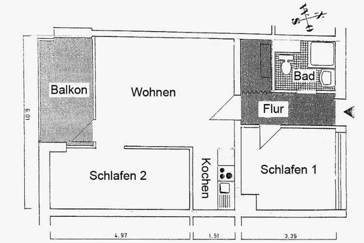 威克奥夫弗尔Haus Uthlande Uthlande Whg 23 Luette Bris公寓 外观 照片